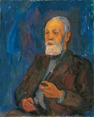 Herbert Boeckl, Porträt Prof. Carl Moll, 1943, Öl auf Leinwand, 99 x 79,5 cm, Belvedere, Wien,  ...