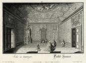 Salomon Kleiner, Taffel-Zimmer, 1734, Radierung, Plattenmaße: 28,7 x 39,7 cm, Belvedere, Wien,  ...
