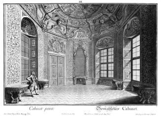 Salomon Kleiner, Gemahlenes Cabinet, 1734, Radierung, Plattenmaße: 28,3 x 39,1 cm, Belvedere, W ...
