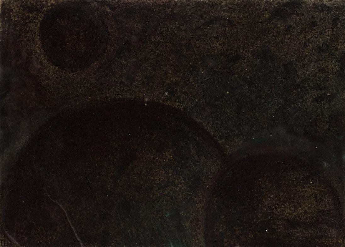 Hildegard Joos, Ohne Titel, undatiert, Mischtechnik auf Filz, 62 x 44,5 cm, Belvedere, Wien, In ...