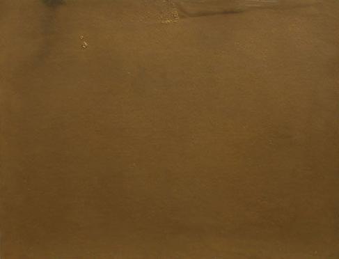 Otto Muehl, Materialbild Gold, 1988, Farbe auf Karton, 44 x 50 cm, Belvedere, Wien, Inv.-Nr. 10 ...