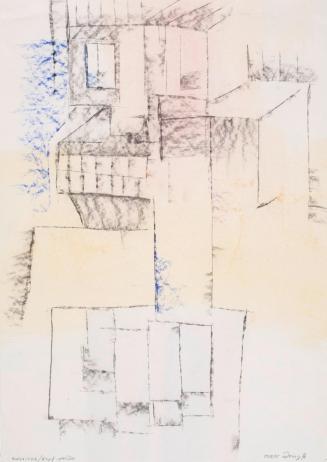 Marc Adrian, Survivor (Kopfstudie), 1974, Farbkreide und Graphit auf Papier, 59,7 x 41,8 cm, Be ...