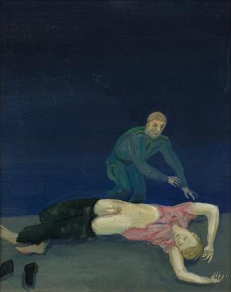 Christian Macketanz, Ohne Titel, 1999, Öl auf Leinwand, 30 × 25 cm, Belvedere, Wien, Inv.-Nr. 1 ...