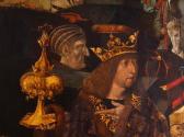 Meister der Habsburger, Anbetung der Heiligen Drei Könige, um 1505/1508, Malerei auf Tannenholz ...