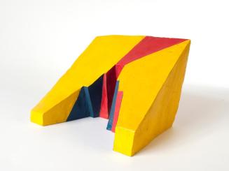 Roland Goeschl, Modell zur "Sackgasse", 1968, Kunststoff, farbig gefasst, 15 x 20 x 20 cm, Belv ...