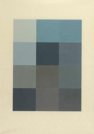 Sherrie Levine, After Monet, 1989, Holzschnitt auf Japanpapier. Blatt aus einer Serie von vier. ...
