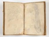 Unbekannter Künstler, Skizzenbuch mit 22 Blättern, 1758, Papier mit Wachsbelag, Ledereinband, 1 ...