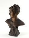 Stefan Schwartz, Leopoldine Schwartz, die Frau des Künstlers, 1884, Gips, bronziert, H: 56 cm,  ...