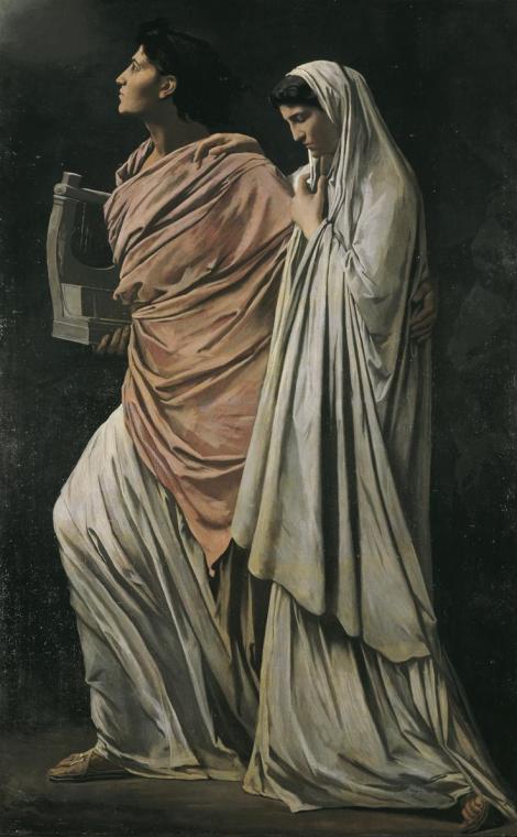 Anselm Feuerbach, Orpheus und Eurydike, 1869, Öl auf Leinwand, 200 x 126,5 cm, Belvedere, Wien, ...