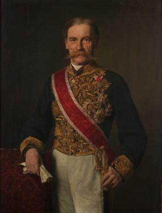 Sigmund L'Allemand, Karl Siegmund Graf von Hohenwart, 1892, Öl auf Leinwand, 110 x 86 cm, Belve ...