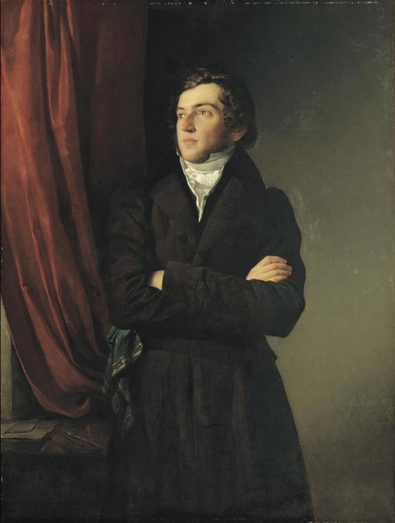 Friedrich von Amerling, Der Maler Robert Theer, 1831, Öl auf Leinwand, 125,5 x 95 cm, Belvedere ...