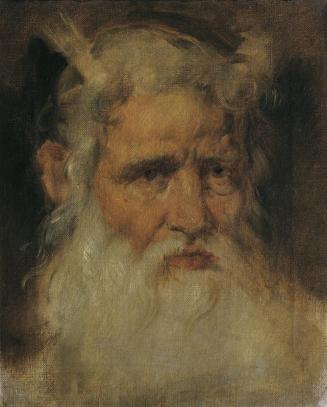 Hans Canon, Moses, undatiert, Öl auf Leinwand, undatiert, 35 x 30 cm, Belvedere, Wien, Inv.-Nr. ...