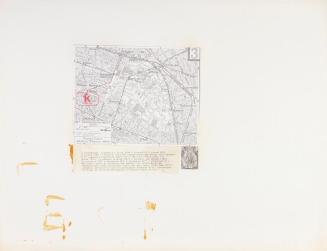 Felix Kalmar, Paris, 1970, Collage, 50 x 65 cm, Belvedere, Wien, Inv.-Nr. 10636/3
