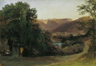 Thomas Ender, Gegend bei Ischl, um 1828, Öl auf Leinwand, 19,5 x 27,5 cm, Belvedere, Wien, Inv. ...