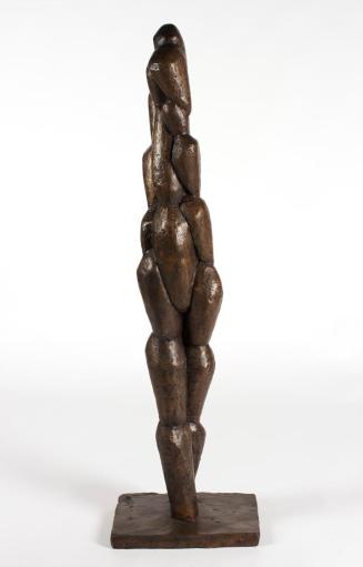 Roland Goeschl, Ohne Titel, undatiert, Bronze, 145 × 42,5 × 31 cm, Belvedere, Wien, Inv.-Nr. 10 ...