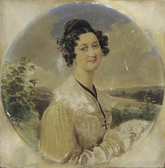 Peter Fendi, Elisabeth Konopasek, Öl auf Holz, 29 x 28,5 cm, Belvedere, Wien, Inv.-Nr. 6933