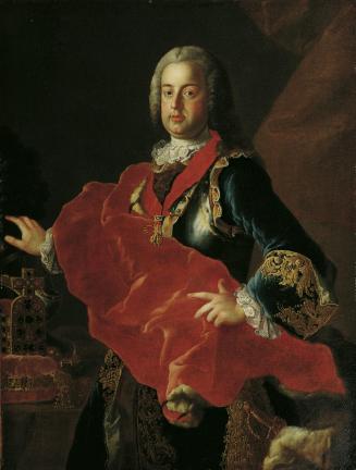 Martin van Meytens d. J., Kaiser Franz I. Stephan von Lothringen, um 1745/1750, Öl auf Leinwand ...