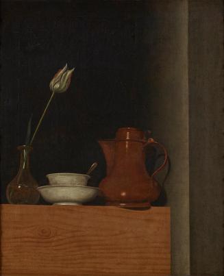 Anna Maria Punz, Stillleben mit Krug und Tulpe, 1754, Öl auf Leinwand, 53 x 43,5 cm, Belvedere, ...