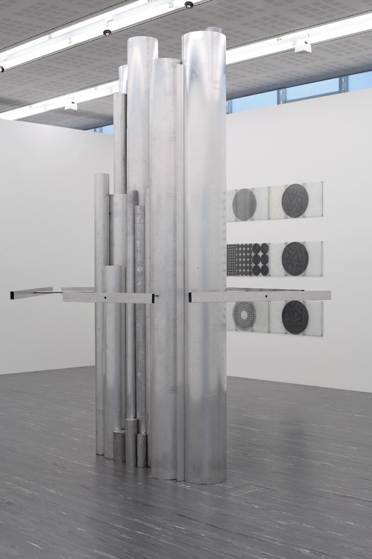 Michael Kienzer, Ausformung, 2012, Aluminium, Edelstahl, 310 × 280 × 160 cm, Belvedere, Wien, I ...