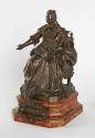 Caspar von Zumbusch, Reduktion des Denkmals für Kaiserin Maria Theresia, 1894, Bronze auf rotma ...