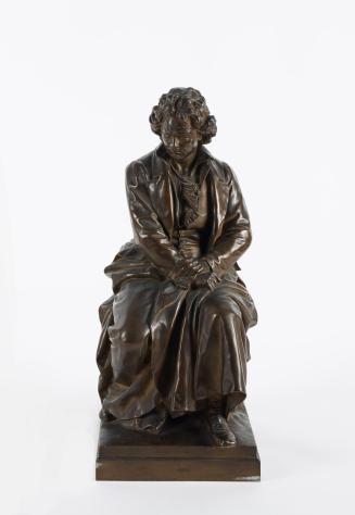 Caspar von Zumbusch, Reduktion des Denkmals für Ludwig van Beethoven, 1877, Bronze, H: 53 cm, B ...