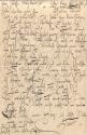Gustav Klimt, Brief von Gustav Klimt an Emilie Flöge, 18.11.1895, Schwarze Tusche auf Papier, 2 ...