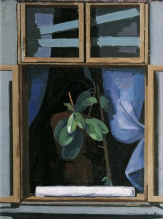 Franz Lerch, Offenes Fenster, 1928, Öl auf Leinwand, 87 x 64,5 cm, Belvedere, Wien, Inv.-Nr. 54 ...