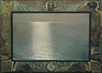 Ludwig von Hofmann, Largo (Sonnenuntergang), um 1898, Öl auf Leinwand, 74 x 119,5 cm, Belvedere ...