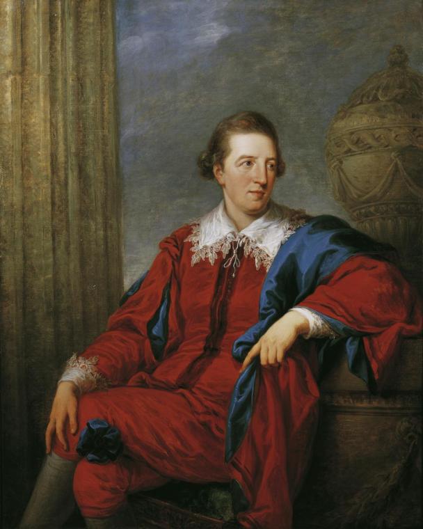 Angelika Kauffmann, John Simpson, der Vater von Maria Susanna Lady Ravensworth, 1773, Öl auf Le ...