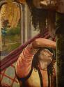 Michael Pacher, Geißelung Christi, vor 1497/1498, Detail, Malerei auf Zirbenholz, 113 x 139,5 c ...