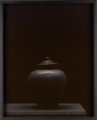 Anja Ronacher, Porzellangefäß, Tang Dynastie, 618–907, Luoyang Museum, China, 2012, Silbergelat ...