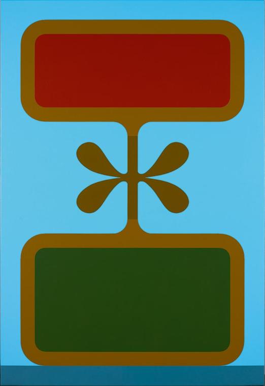 Christian Hutzinger, Ohne Titel, 2008, Acryl auf Leinwand, 190 × 130 cm, Belvedere, Wien, Inv.- ...