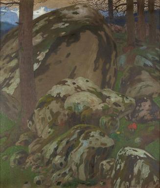 Emil Orlik, Dachstein, 1904, Öl auf Leinwand, 102,5 × 88 × 2 cm, Belvedere, Wien, Inv.-Nr. 1061 ...