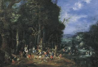Johann Jakob Hartmann, Die Luft, undatiert, Öl auf Kupfer, 54 x 77 cm, Belvedere, Wien, Inv.-Nr ...