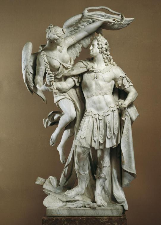 Georg Raphael Donner, Apotheose Karls VI., 1734, Carraramarmor, H: 233 cm, Belvedere, Wien, Inv ...