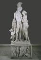 Leopold Kiesling, Mars und Venus mit Amor, 1809, Carraramarmor, 227 × 107 × 65 cm, Belvedere, W ...