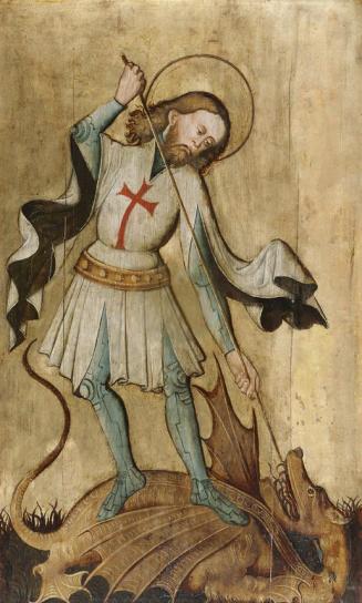 Hl. Georg als Drachentöter, um 1420/1430, Malerei auf Fichtenholz, 92 x 56 cm, Belvedere, Wien, ...