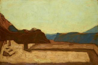 Albin Egger-Lienz, Am Kalvarienberg in Bozen, 1922, Öl auf Leinwand, 83 x 121,5 cm, Belvedere,  ...
