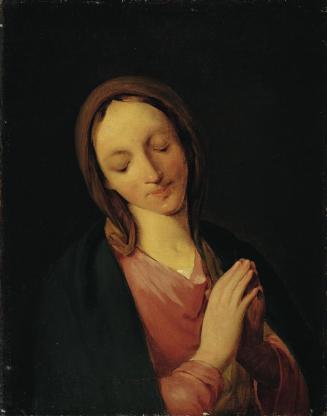August von Pettenkofen nach Pietro Rotari, Madonna, um 1840, Öl auf Leinwand, 59 x 47 cm, Belve ...