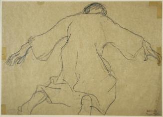 Broncia Koller-Pinell, Werden und Vergehen, um 1920, Kohle auf Papier, 44,5 × 62,5 cm, Belveder ...