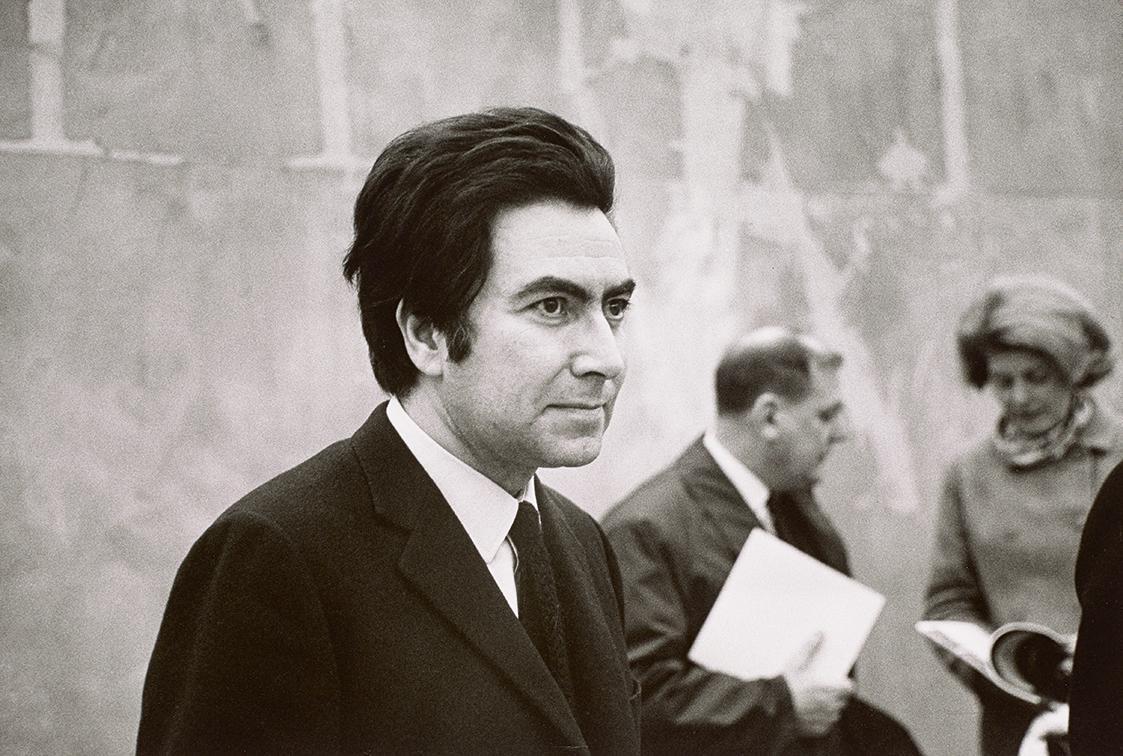 Peter Baum, 15. März 1968. Eröffnung der großen Ausstellung des Katalanen Antoni Tàpies, 1968,  ...