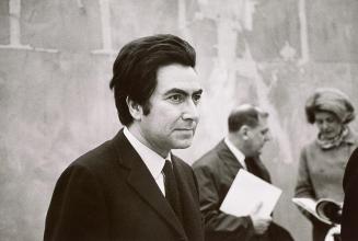 Peter Baum, 15. März 1968. Eröffnung der großen Ausstellung des Katalanen Antoni Tàpies, 1968,  ...
