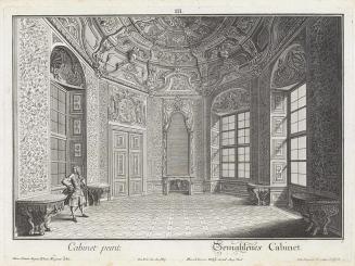 Salomon Kleiner, Gemaltes Kabinett, 1734, Radierung, Druck in Schwarz auf Papier, Dauerleihgabe ...