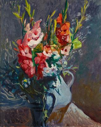 Josef Dobrowsky, Gladiolen, 1942, Öl auf Leinwand, 79 x 64,5 cm, Belvedere, Wien, Inv.-Nr. 3909 ...