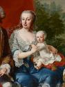 Martin van Meytens d. J., Die Familie des Grafen Nikolaus Pálffy von Erdöd, um 1760, Öl auf Lei ...