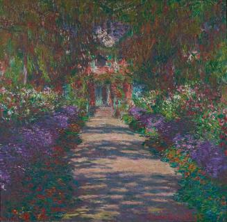 Claude Monet, Eine Allee in Monets Garten in Giverny, 1902, Öl auf Leinwand, 89,5 x 92,3 cm, Be ...