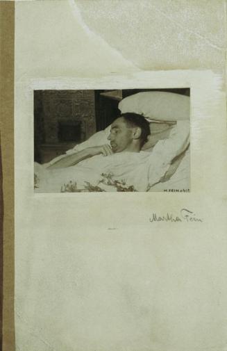 Martha Fein, Egon Schiele am Totenbett, 1918, Fotografie, 7 x 10,6 cm, Belvedere, Wien, Inv.-Nr ...