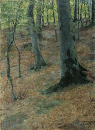 Joseph Floch, Buchenwald, um 1912, Öl auf Leinwand, 76,5 x 56 cm, Belvedere, Wien, Inv.-Nr. 638 ...