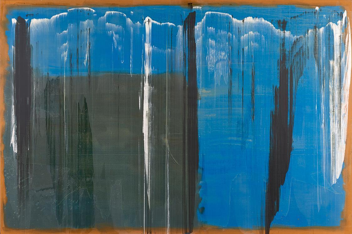 Erwin Bohatsch, Ohne Titel, 2007, Öl, Acryl auf Leinwand, ungerahmt: 200 × 300 × 4 cm, Schenkun ...