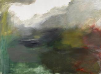 Herbert Brandl, Ohne Titel, 1997, Öl auf Leinwand, ungerahmt: 220 × 320 × 4,5 cm, Schenkung Sam ...